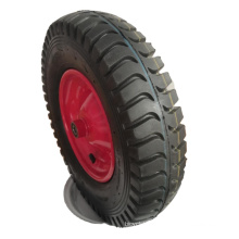 wheelbarrow tyre with wheel rubber wheel 400-8